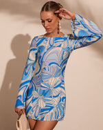 Saltwater Society Abstract Mini Dress