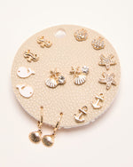 Coastal Edit Seashell Stud Earrings