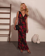 Jiya Bust Tie Maxi Dress