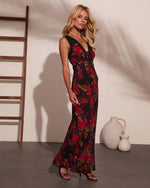 Jiya Bust Tie Maxi Dress