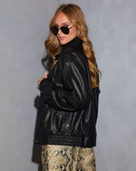 Dark Ember Vegan Leather Jacket