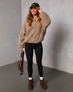 Cuddle Crest Teddy Bomber Jacket