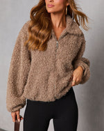 Cuddle Crest Teddy Bomber Jacket