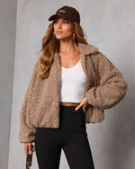 Cuddle Crest Teddy Bomber Jacket