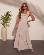 Summer Social Club Ruffle Striped Jumpsuit
