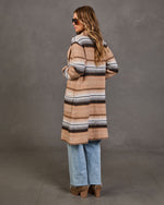 Deidra Striped Knit Duster Cardigan