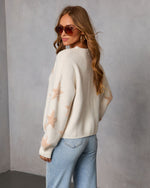 Starlit Snuggle Star Graphic Knit Sweater