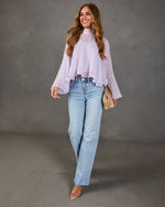 Balcony Breeze Floral Eyelet Blouse