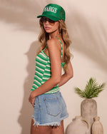 Paulah Smocked Striped Cami