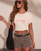 Weekending Graphic Cotton Short Sleeve Tee