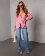 Lieke Waist Tie Cardigan