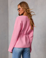 Lieke Waist Tie Cardigan