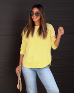 Lemon % Al Fresco Cotton Blend Knit Pullover-1