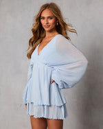 Freshly Yours Plisse Mini Dress