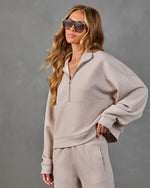 Between Plans Scuba Half Zip Sweatshirt