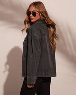 Stay Awhile Denim Jacket