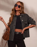 Stay Awhile Denim Jacket