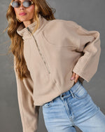 Soft Solace Fleece Funnel Neck Sweatshirt