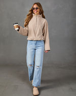 Soft Solace Fleece Funnel Neck Sweatshirt