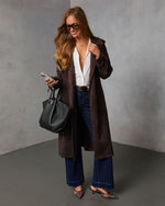 Westray Suede Trench Coat