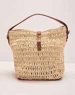 Sunny Bliss Straw Bucket Bag