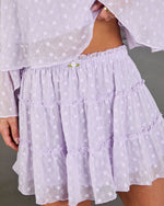 Balcony Breeze Tiered Mini Skirt