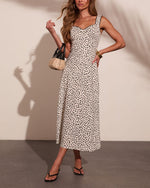 Lovely Leisure Floral Print Maxi Dress