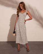 Lovely Leisure Floral Print Maxi Dress