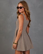 Cedar Lane Plaid Houndstooth Romper