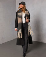 Davison Twofer Hooded Waist Tie Trench Coat