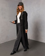 Davison Twofer Hooded Waist Tie Trench Coat