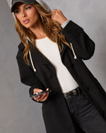 Davison Twofer Hooded Waist Tie Trench Coat