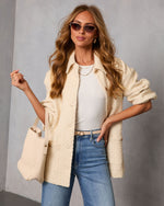 Begin Again Tweed Shirt Jacket