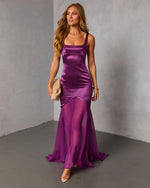 Emberline Fishtail Hem Maxi Dress