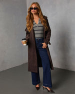 Olenia Striped Knit Sweater