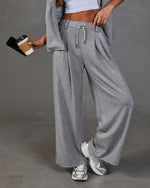 Moving Along Ribbed Knit Drawstring Sweatpants