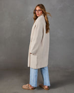 Morning Roast Ribbed Knit Cardigan
