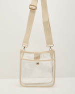Bag Check Clear PVC Crossbody Bag