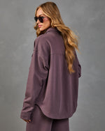 Quiet Edition Long Sleeve Button Down Top