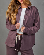 Quiet Edition Long Sleeve Button Down Top