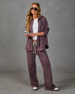 Quiet Edition Long Sleeve Button Down Top