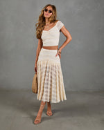 Dewy Moment Ruffle Lace Top