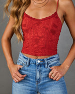 Motion Muse Seamless Knit Cropped Cami