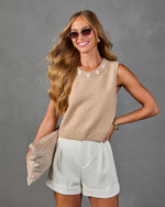Juliana Knit Floral Tank Top