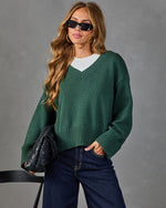 Crisp Season Ribbed Knit Sweater