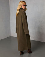 Olive % Roselle Turtleneck Midi Sweater Dress-4