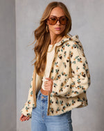 Marayla Sherpa Print Standard Jacket