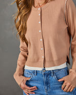 Cedar Darling Contrast Twofer Cardigan