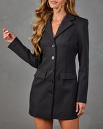 Early Reservation Mini Blazer Dress