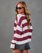 Still Life Striped Pullover Sweater